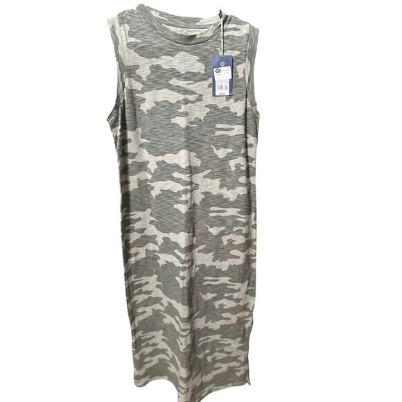 Universal Thread Dresses & Skirts - Universal Thread Goods Co Green Camouflage Sleeveless Maxi T-shirt